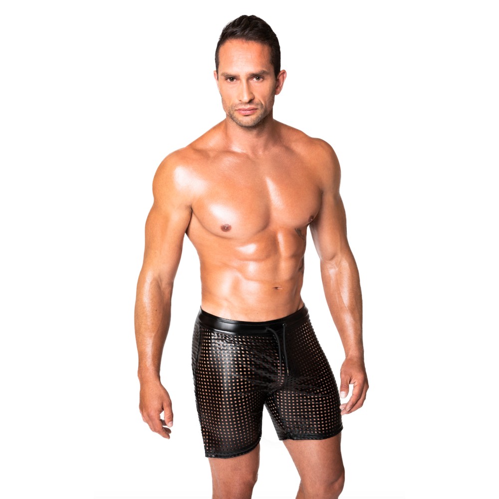 Noir handmade - H077 Korte broek - Zwart
